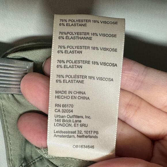 Free People Tapered Barrel Leg Pants In Green - Picture 3 of 4